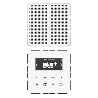 Jung DABCD1WW Smart Radio DAB+ Set Mono Serie CD alpinweiß