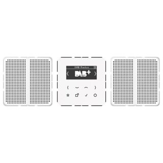 Jung DABCD2WW Smart Radio DAB+ Set Stereo Serie CD alpinweiß