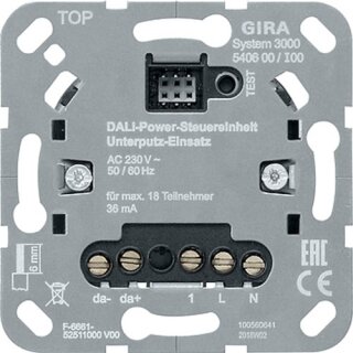 Gira 540600 System 3000 DALI-Power-Steuereinheit Unterputz-Einsatz