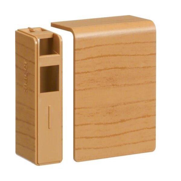 Hager Tehalit Endstück zu SL 20x55mm Dekor Buche