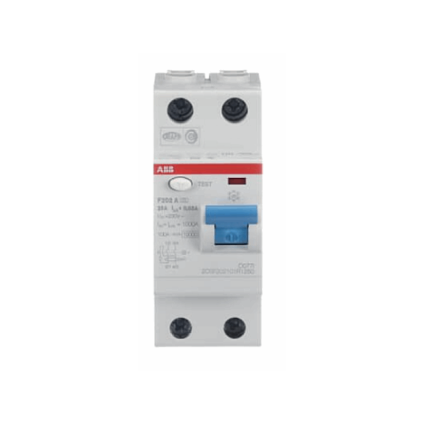 ABB F202 A-25/0,03 Fehlerstrom-Schutzschalter 2P Typ A 30 mA 25 A