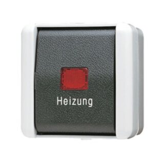 Jung 806HW Heizungsschalter, Universal Aus-Wechsel, 10 AX 250 V ~, IP 44, WG 800