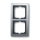 Busch-Jaeger 1722-80 Abdeckrahmen 2-fach Rahmen chrom 2CKA001754A4105