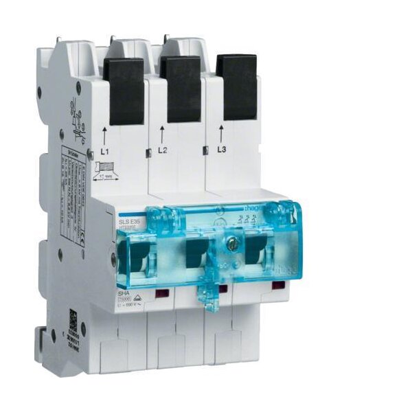 Hager HTS335E SLS-Schalter 3 polig E-35A für Sammelschiene QuickConnect