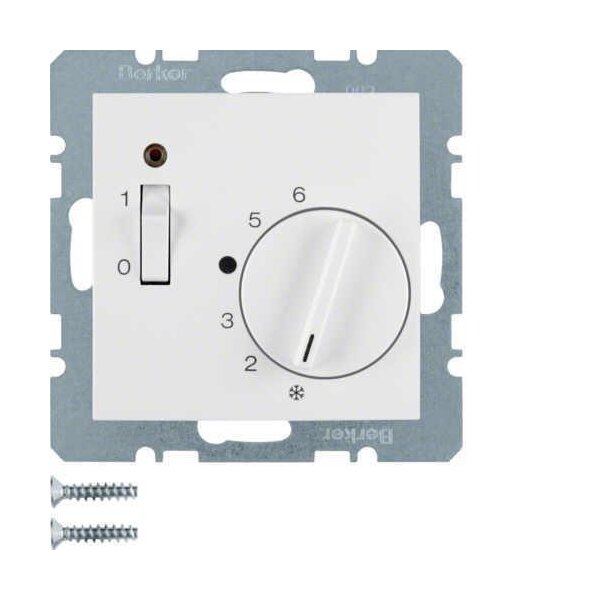 Berker 20308989 Temperaturregler polarweiß glänzend
