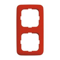 Busch-Jaeger 2512-217-101 Abdeckrahmen 2-fach verkehrsrot...