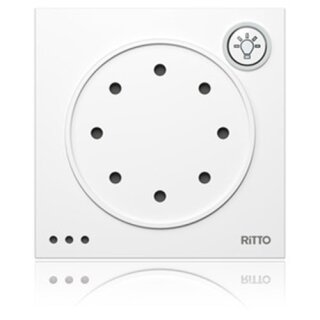 Ritto Portier Türsprechmodul mit Lichttaste weiß 1876070