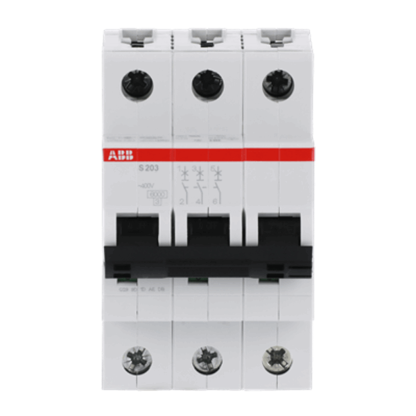 ABB S203-C25 Leitungsschutzschalter C25A 3polig 6kA