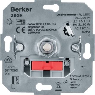 Berker 2909 Drehdimmer R LED Lichtsteuerung