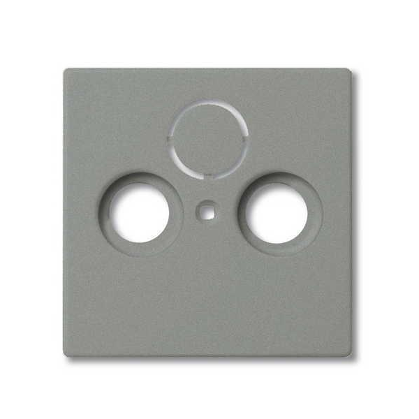 Busch-Jaeger  1743-803 Zentralscheibe TV / Radio / SAT 3-fach graumetallic