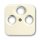 Busch-Jaeger 1743-03-212 Zentralscheibe als Abdeckung für handelsübliche Antennensteckdosen weiß
