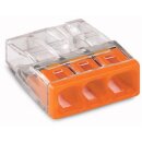 Wago 2273-203 Compact-Dosenklemme 3x0,5-2,5mm² orange 100Stück