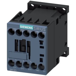 Siemens 3RT20181BB41 Leistungsschütz AC3 16 A/75 kW/400V 3-polig DC 24V 1S
