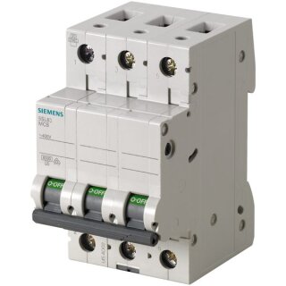 Siemens Leitungsschutzschalter 400V 6kA 3-polig B 10A