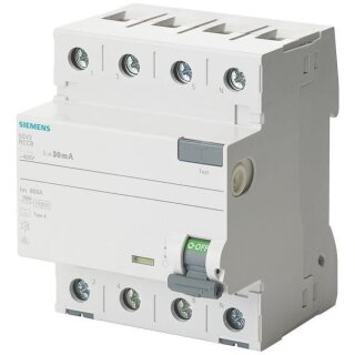 Siemens 5SV3344-6 FI-Schutzschalter 4-polig Typ A 40 A 30 mA