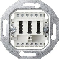 Rutenbeck Anschlussdose TAE 3x6 NFN Up0 reinweiß