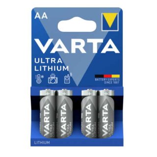 Varta Batterie Ultra Lithium AA LR6 Mignon (4er Blister)