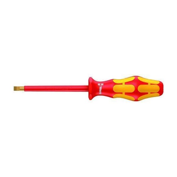 Wera VDE Schraubendreher der Serie 100 160i Schlitz 0,6 x 3,5 x 100 mm