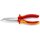 Knipex 26 26 200 Flachrundzange mit Schneide gebogen VDE-geprüft