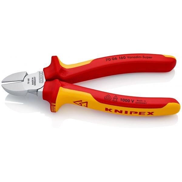 Knipex 70 06 160 Seitenschneider isoliert 160 mm lang VDE-geprüft