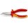 Knipex 25 26 160 Flachrundzange mit Schneide gebogen VDE-geprüft