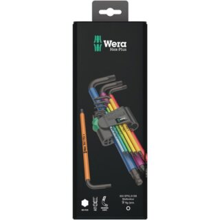 Wera 950/9 Hex-Plus Multicolour 1 SB Winkelschlüsselsatz metrisch 9-teilig