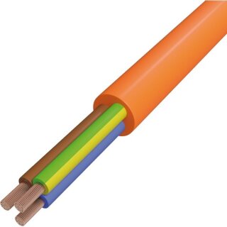 Geräte-Anschlussleitung PUR orange H07BQ-F 3G1,5 50 Meter