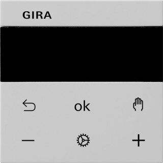 Gira 5366015 S3000 Jalousie- und Schaltuhr Display System 55 Grau matt