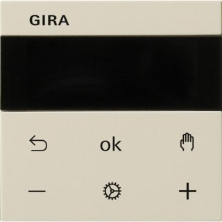 Gira 539401 System 3000 Raumtemperaturregler BT Cremeweiß