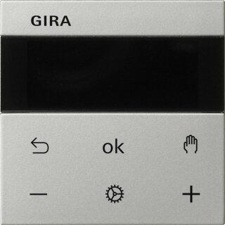 Gira 5394600 System 3000 Raumtemperaturregler BT Edelstahl