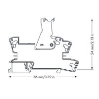 Wago Relaisbaustein 788-516 230VAC 2 Wechsler