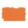 Wago Abschlussplatte u. Zwischenplatte 2002-1292 TopJob S orange