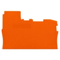 Wago Abschlussplatte u. Zwischenplatte 2002-7192 orange