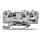 Wago 3 Leiter Durchgangsklemme 2006-1301 TopJob S 6 mm² grau