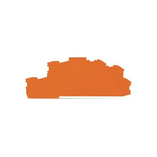 Wago Abschlussplatte u. Zwischenplatte 2003-6692 TopJob S orange