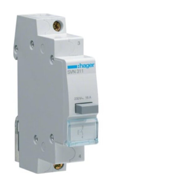 Hager SVN311 Taster 16A 1S 230V AC 1PLE
