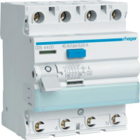 Hager CDS440D FI-Schalter 4P 6kA 40A 30mA Typ A QuickConnect