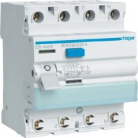 Hager CDS440D FI-Schalter 4-pol. 6kA 40A 30mA Typ A...