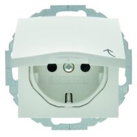 Berker 47441909 Steckdose Schuko mit Klappdeckel Safety+...