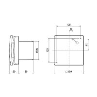 Maico Kleinraumventilator ECA 100 ipro KVZC