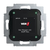 Busch-Jaeger 8215 U-101 DAB+ und RDS-Stereo-Radiowecker
