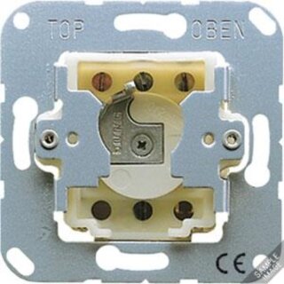 Jung 133.18 Schlüsselschalter mit Demontageschutz Taster (Wechsler) 1-pol.