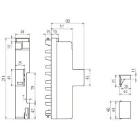 Dehn 909530 Kombi-Ableiter TN-C-Systeme DEHNshield ZP 2 TNC 255