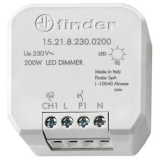 Finder 15.21.8.230.0200 Elektronischer Dimmer 200 W LED