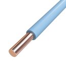 Einzelader PVC Aderleitung starr H05V-U 1 hellblau RG100m
