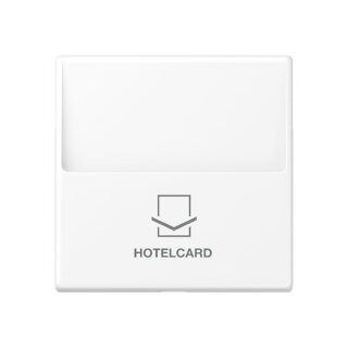 Jung A590CARDWWM Hotelcard-Schalter (ohne Taster-Einsatz) Hotelcard Serie A schneeweiß matt