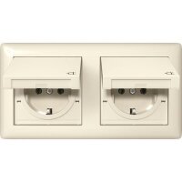 Gira 415801 Steckdose Schuko KD + Set IP44 + Rahmen 2f...