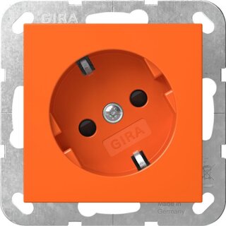 Gira 4418109 Steckdose Schuko 30° + Safety Plus ZSV System 55 Orange