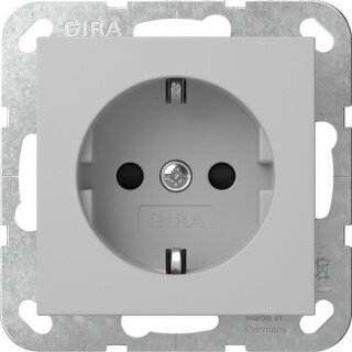 Gira 4453015 Steckdose Schuko Safety Plus System 55 Grau matt