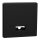 Merten MEG3350-0403 Wippe mit rechteckigem Symbolfenster, schwarz matt, System M